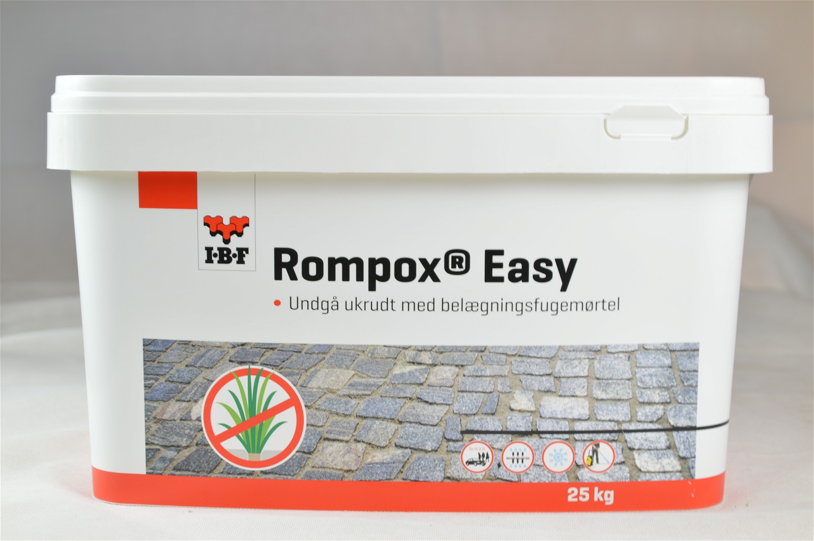 Rompox-easy Sand-natur 25 kg (hvidt låg)